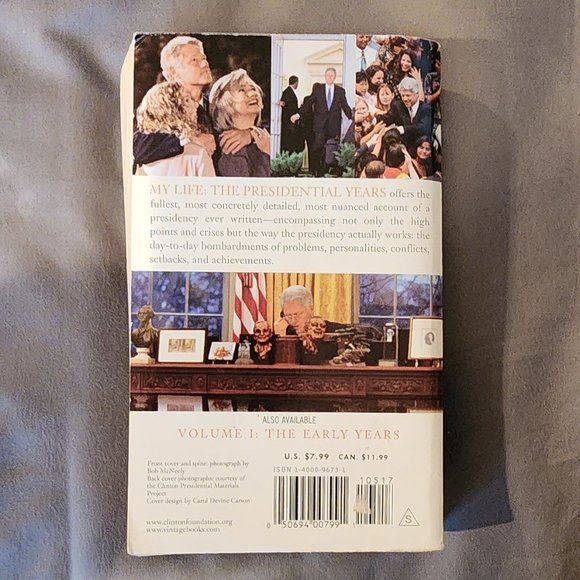 "My Life, The Presedential Years" Biography Paperback By Bill Clinton - Picture 12 of 12